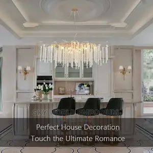 Morden Art Crystal Chandeliers for Living Room