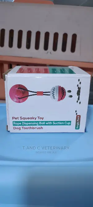 Dog Chew Suction Cup Tug of War Toy Multifunction
