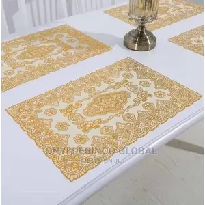 Gold Dining Table Mat- 6 Pieces