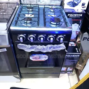 Polystar 4 Burner Gas Cooker With Oven