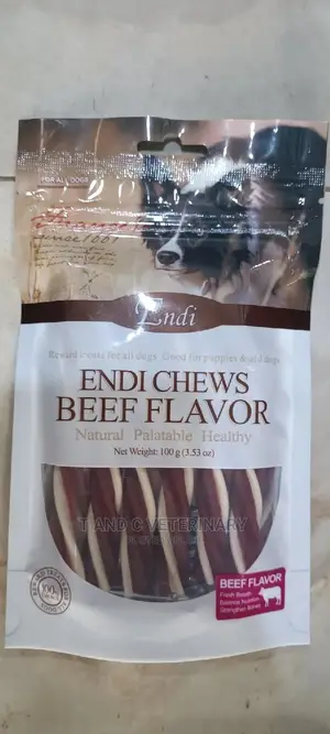 Endi Dog Treats Chew Beef Flavour