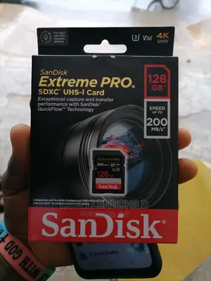 Sandisk 128gb Sd Card Extreme Pro Sdxc Uhs-i Card