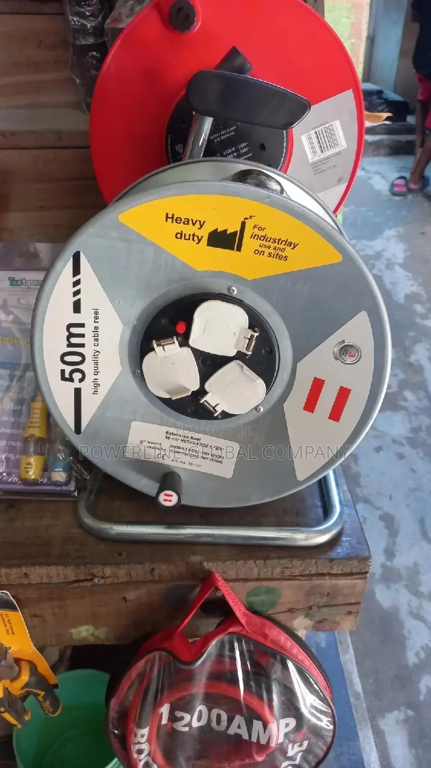 2.5mm by 50m Ext Socket for Construction/ Electrical Works