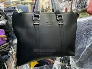 Quality Imported Black Mont Blac Laptop/Conference/Officebag