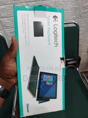 Logitech Tablet Bluetooth Keyboard With a Case Stand