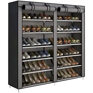 Double Sides Shoe Rack 12 Layers