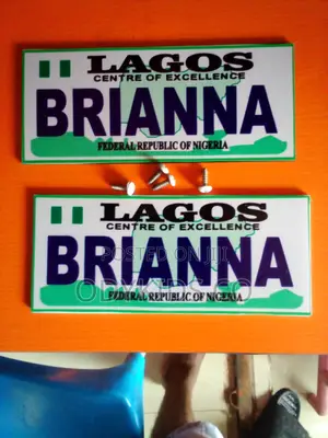 2x Personalised Kid's Gb Number Plate for Child Ride on Cars