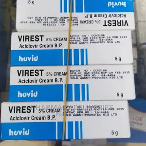 Virest Cream (Aciclovir) Treatment of Sore Genital Warts