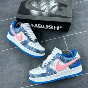 New Nike Air Force 1 Low Sp Ambush Denim Sneakers