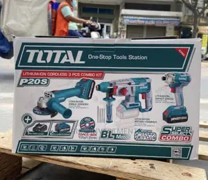 Total Cordless Brushless 3 in 1 Combo Set