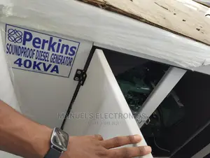 Brand New Perkins Diesel Soundproof Generator (40kva)2years