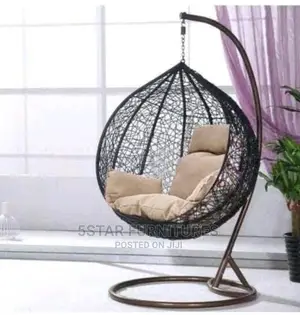 Luxury Indoor/Outdoor Rattan Made Hanging Swing Chair.