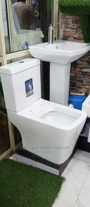 Sweethome Product WC Set With the Wash Hand Basin