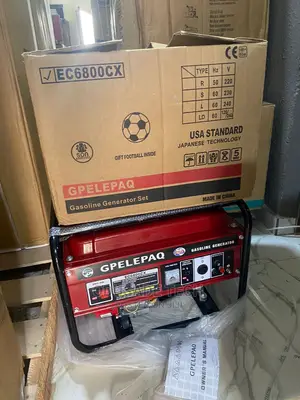 Elepaq Generator Ec6800cx/3.5kva Red Tank