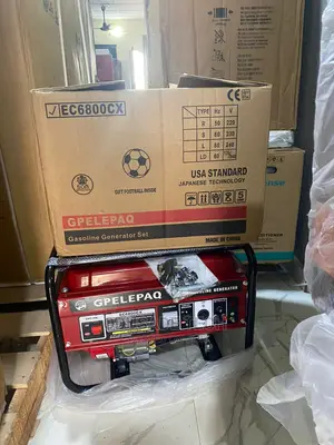 Elepaq Red Tank [Petrol] Generator 3.5kva-Ec6800cx