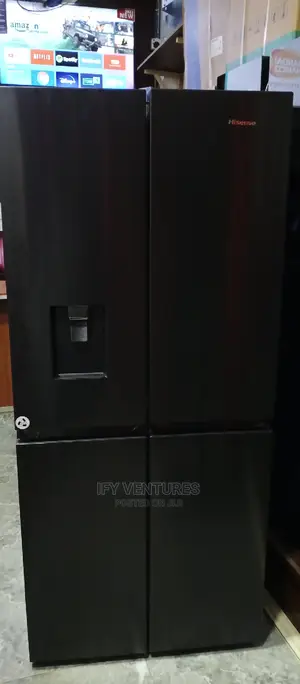 Hisense 4doors Refrigerator With Fridge and Freezer.