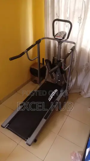 Manual Treadmill With Stepper and Twister, Push Up Body