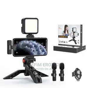 Vlogging Kit Vlog Kit Selfie Stick Bluetooth Phone Tripod Stand