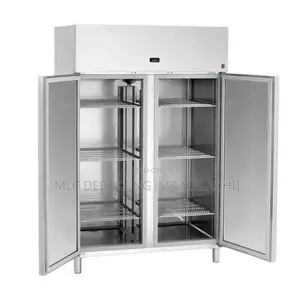 Double Doors Stainless Standing Refrigerator/2 Doors Chiller