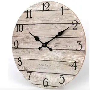 Wooden Wall Clock - 25cm