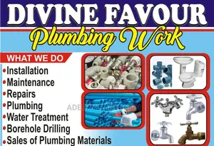 For Best Plumbing Work Anywhere In Nigeria
