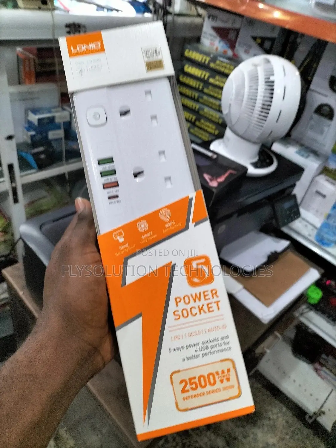 LDNIO 5 Power Smart Socket Extension| USB | Type - C