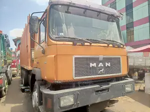 Man Diesel Garbage Truck Ten Tyres Tokunbo 2002 Orange