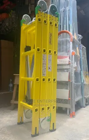 4x4 Foldable Aluminium Multipurpose Ladder - 16ft