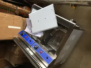 Electric Deep Fryer Double Basket With Tap