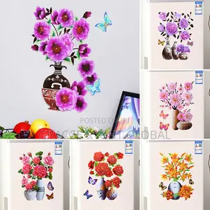 3d Flower Vase Wallpaper