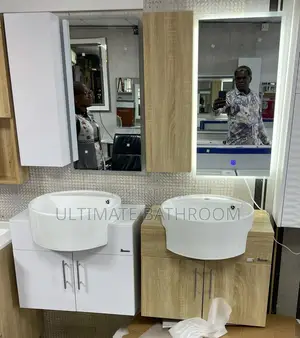 60cm Waterproof Wooden Colour Suspended Cabinet