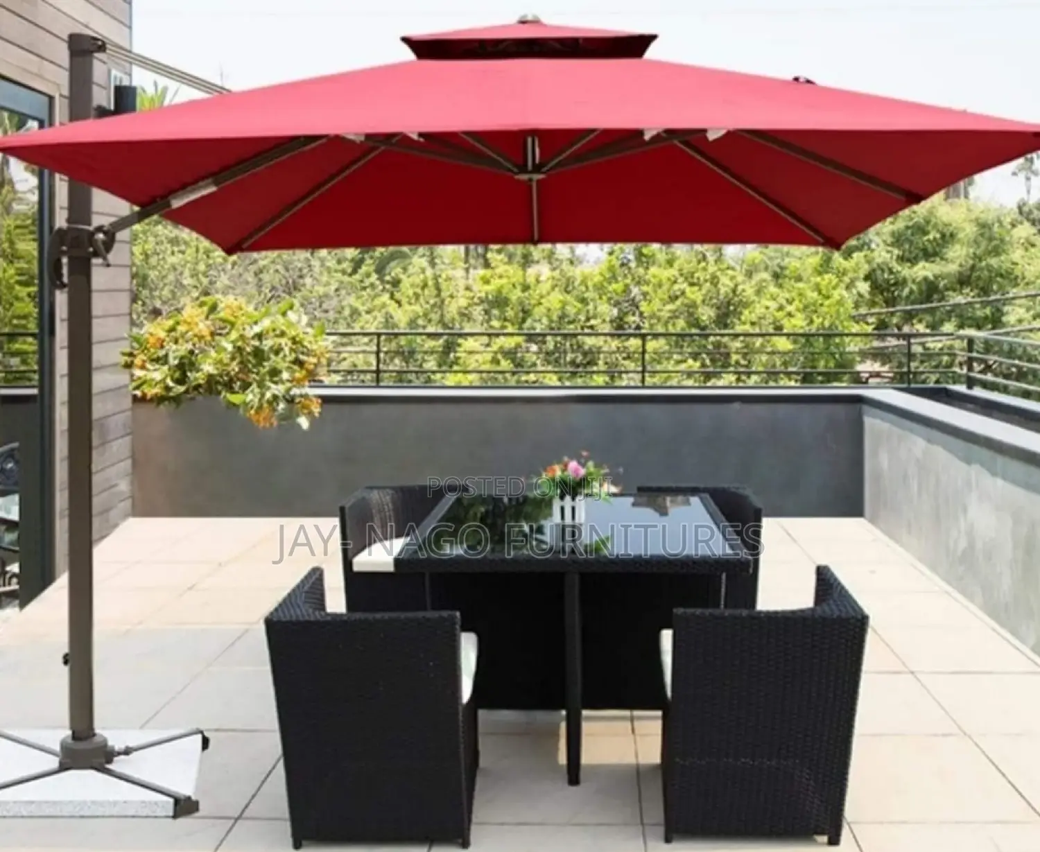 Hottest Design Fabric Canopy With Plastic Table Set