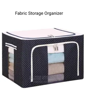 Fabric Storage Organizer With Zipper