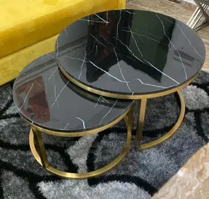 New Modern 2 in 1 Marble Top Centre Table