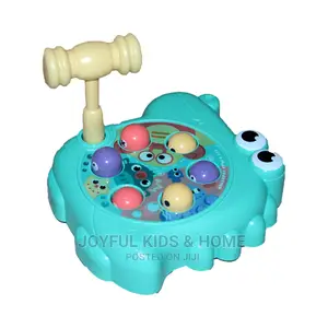 Kids Whack a Mole Education Hammer Toy- Cars Tools Box Multi