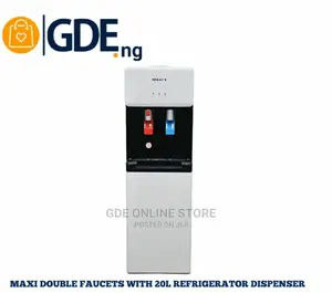 Maxi Double Faucets Water Dispenser With Refrigerator