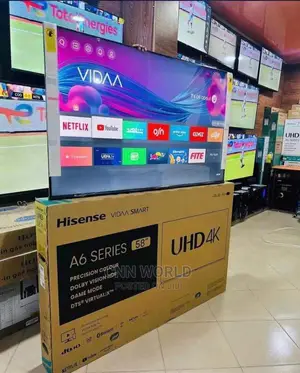 New 2025>Hisense Smart 58" Uhd (58a6h) Netflix Bluetooth