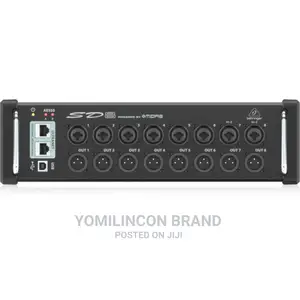 Behringer Sd8 I/O Stage Box With 8 Remote-Controllable Midas