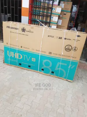 Original Hisense 85" TV 4KUH Smart Netflix Youtube Bluetooth