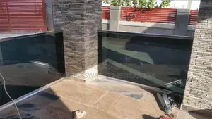 Frameless Dark Grey Handrail