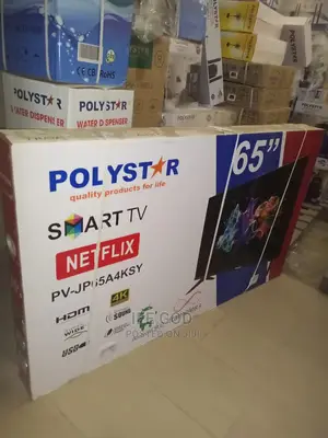 New Polystar 65" Android TV 4KUHD Smart Netflix Youtube
