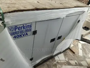 Brand New Perkins Diesel Soundproof Generator (40kva)2 Years