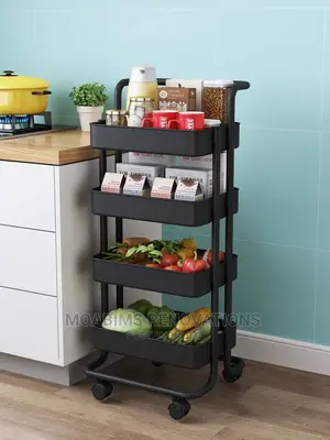Four Tiers Trolley Rack