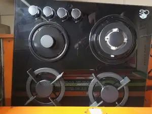 Gs Inbuilt Gas Cooker 60cm 4 Burner Glass