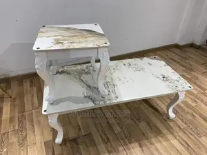 Royal Executive Center Table With Two Side Stools