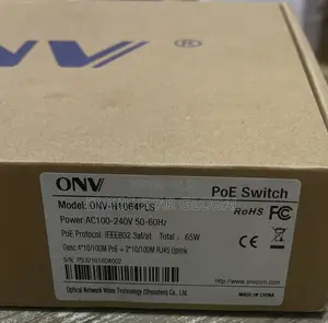 Onv 4port Poe Switch With 2port Gigabit Uplink