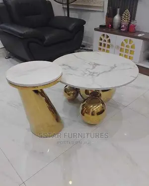 2 in 1 Marble Center Table