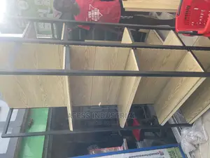 Double Wooden Gandola Shelves