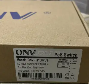 Onv 8port Poe 10/100 Switch + 2port Uplinks 10-Port