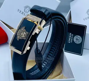 Original VERSACE Leather Belts Available in Store